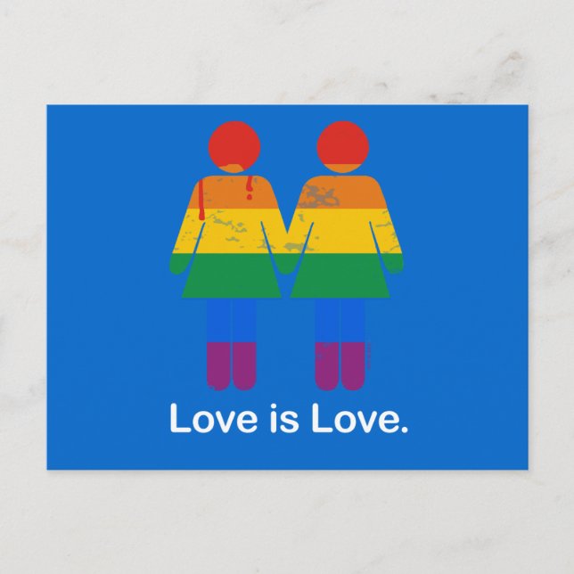 Cartão Postal AMOR É CASAL LESBIANO AMOR -.png (Frente)