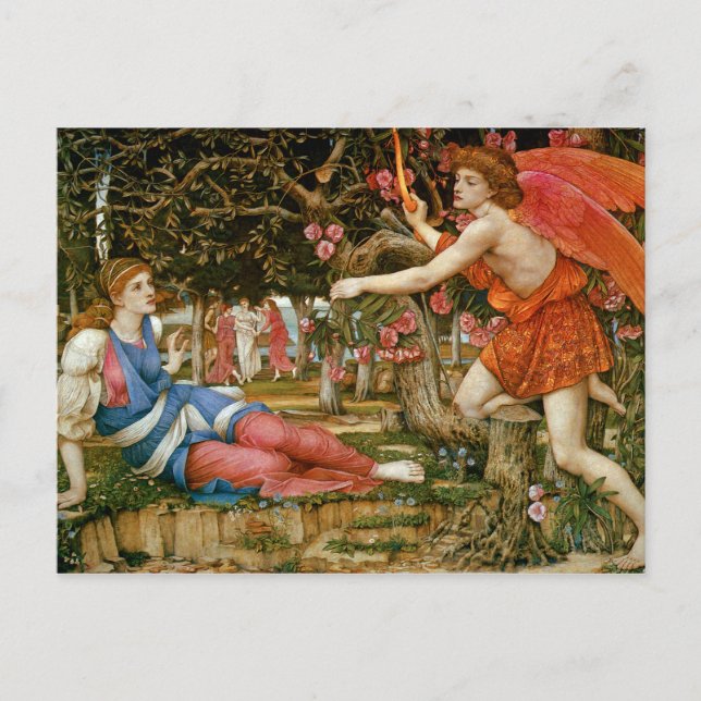 Cartão Postal Amor e Maiden (Frente)