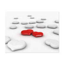 Amor e muitos corações