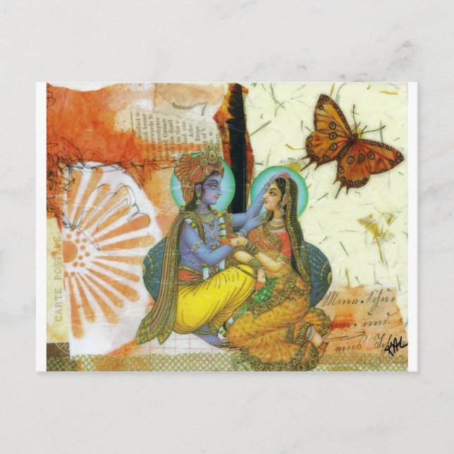 Cartão Postal Amor eterno (Frente)