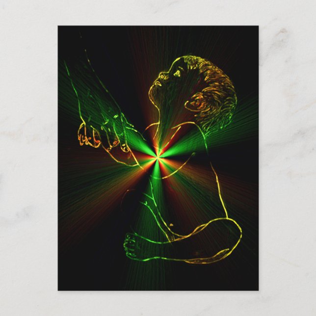 Cartão Postal Amor, fé, esperança (Frente)