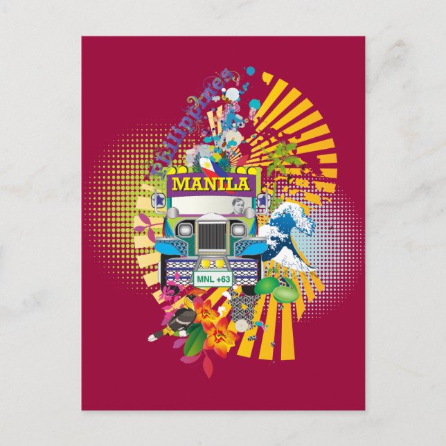 Cartão Postal Amor, Filipinas (Frente)