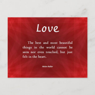 Cartão Postal Amor Invisível