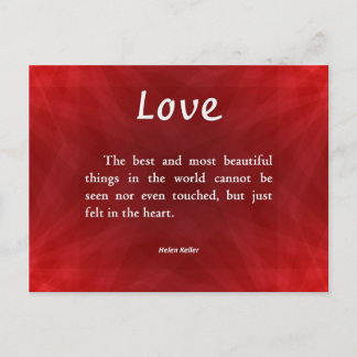 Cartão Postal Amor Invisível