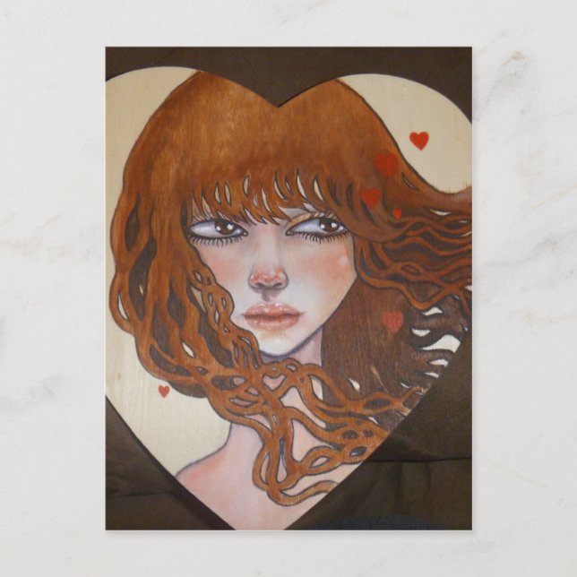 Cartão Postal Amor na minha mente (Frente)