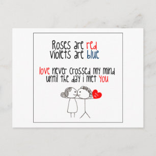 Cartão Postal Amor Nunca... Até O Dia Em Que Te Encontrei