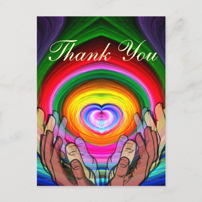 Cartão Postal Amor, Paz e Unidade_ (Frente)