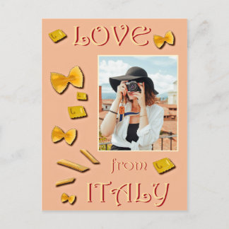 Cartão Postal Amor pela Itália
