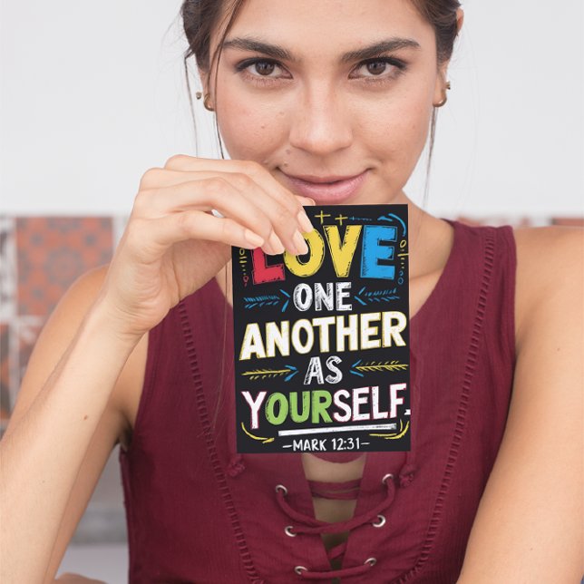 Cartão Postal Amor Radiante: Abraçar Outros como Você Gosta (Criador carregado)