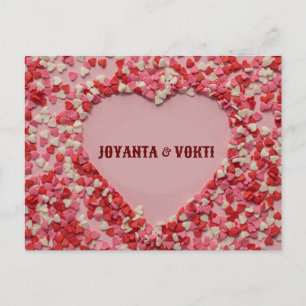 Cartão Postal Amor romântico Joyanta & vokti cartão-presente