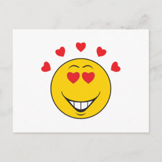 Cartão Postal Amor Rosto Enrolado