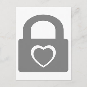 Cartão Postal amor travado.