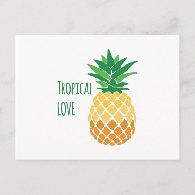 Cartão Postal Amor tropical (Frente)