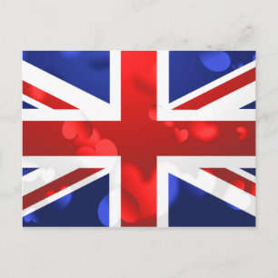 Cartão Postal Amor Union Jack