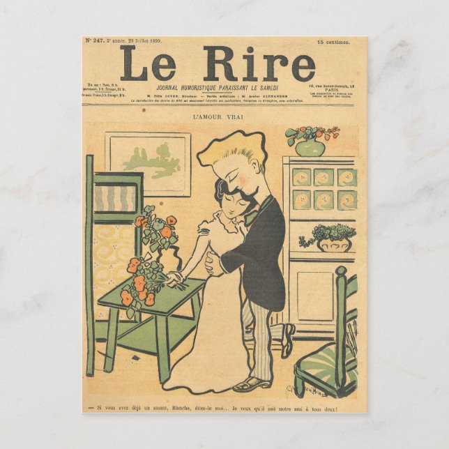 Cartão Postal Amor Verdadeiro (Frente)