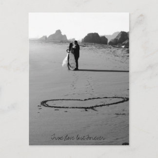 Cartão Postal Amor verdadeiro para sempre