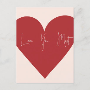 Cartão Postal "Amor Você Mais"