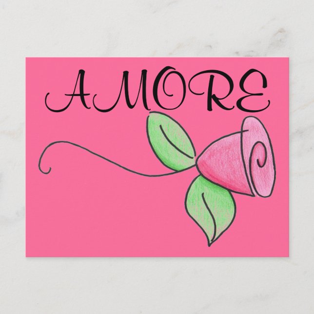 CARTÃO POSTAL AMORE (Frente)
