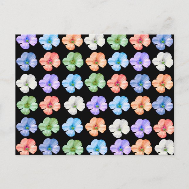 CARTÃO POSTAL AMORES DE FLORES  (Frente)