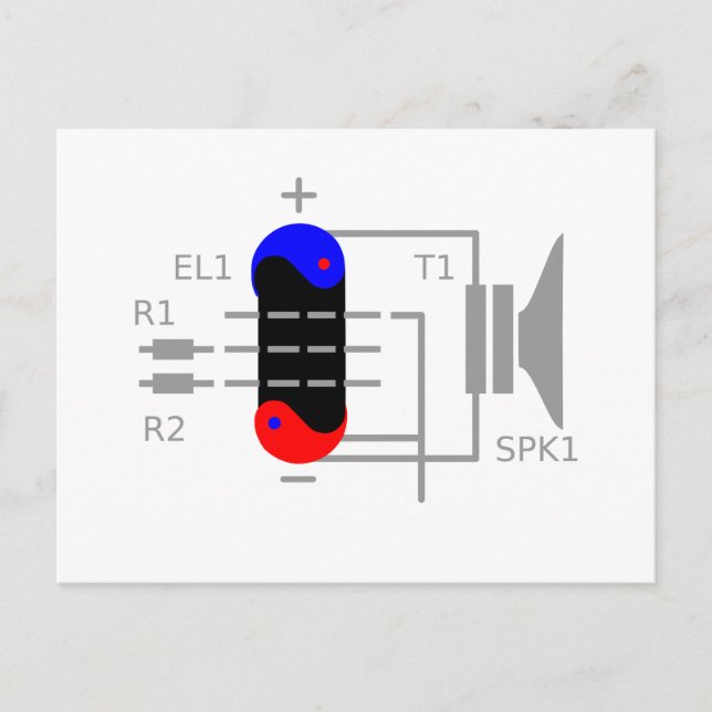 Cartão Postal Amp Tube (Frente)
