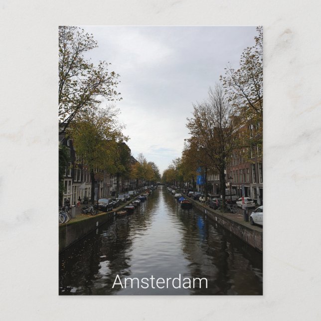 Cartão Postal Amsterdã (Frente)
