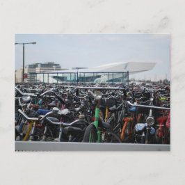 Cartão Postal Amsterdã - Bikes