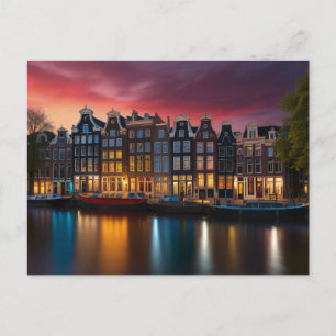 CARTÃO POSTAL AMSTERDAM