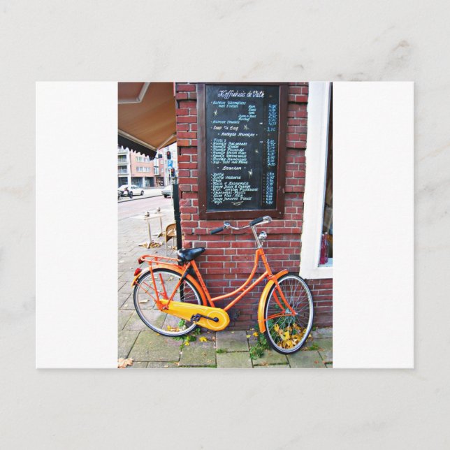 Cartão Postal Amsterdam Bike (Frente)