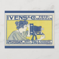 Amsterdam Holland Vintage Fotografia Poster