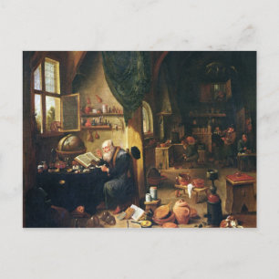 Cartão Postal An Alchemist in his Workshop
