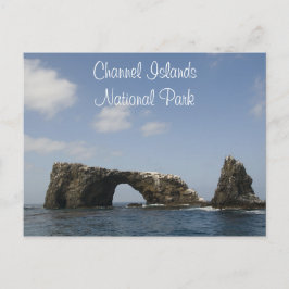 Cartão Postal Anacapa Island Arch, Parque Nacional das Ilhas do 