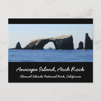 Cartão Postal Anacapa Island Arch Rock