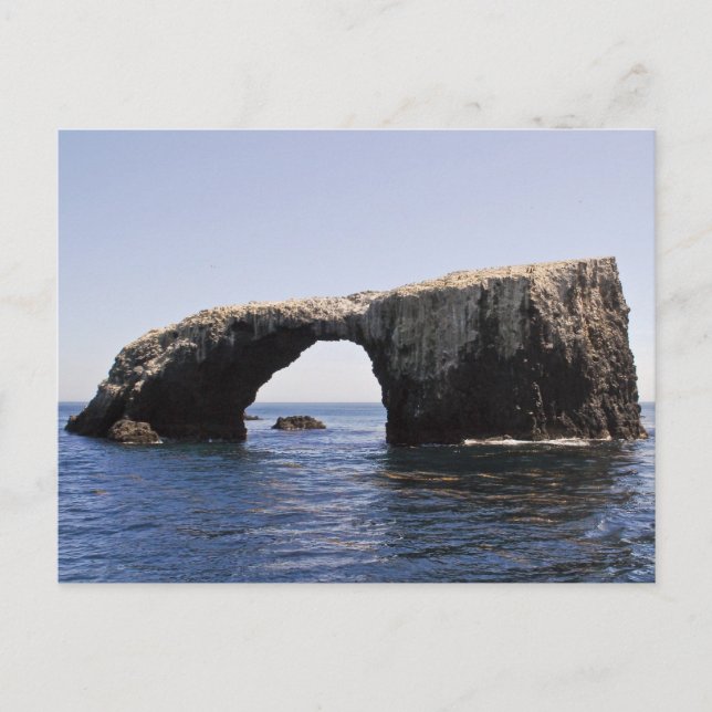 Cartão Postal Anacapa Island Arch Rock (Frente)