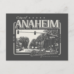 CARTÃO POSTAL ANAHEIM CALIFÓRNIA