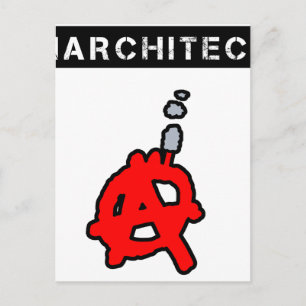 Cartão Postal Anarchitecte - Jeux de Mots - Francois Ville