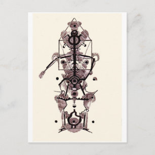 Cartão Postal Anatomia de um artista