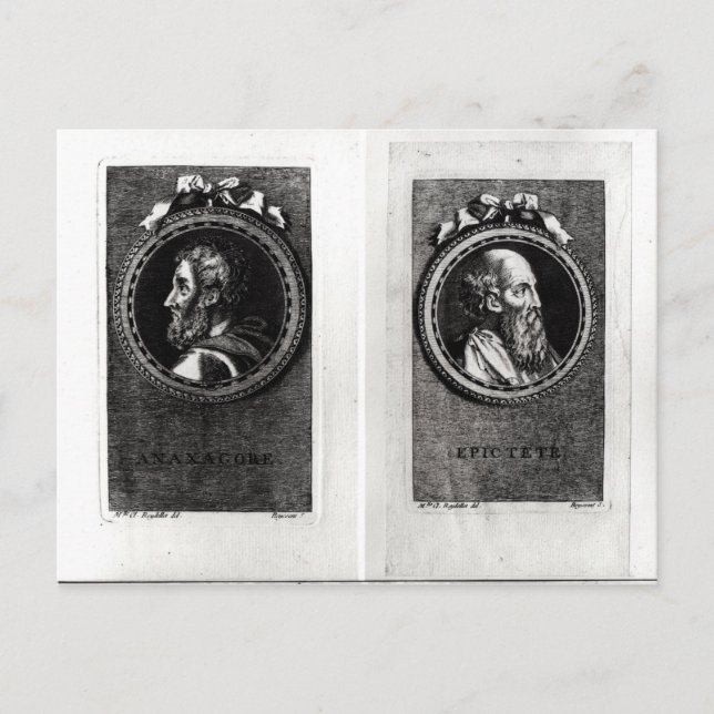 Cartão Postal Anaxagorus e Epictetus (Frente)
