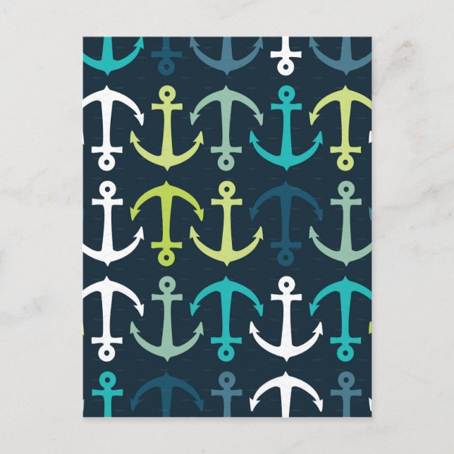 Cartão Postal Anchor Design (Frente)