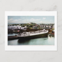 Anchor Line Dock, Marquette, Michigan 1908