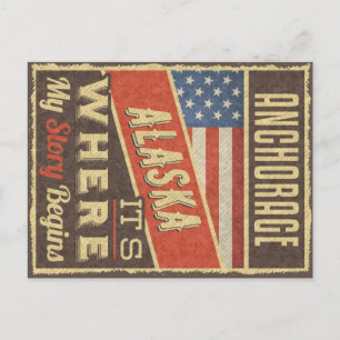 Cartão Postal Anchorage Alaska