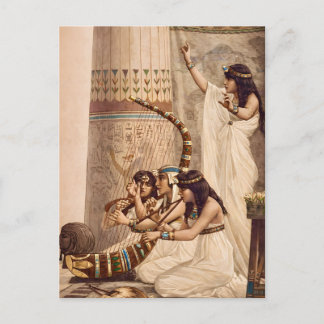 Cartão Postal Ancient Egyptian Temple Musicians 