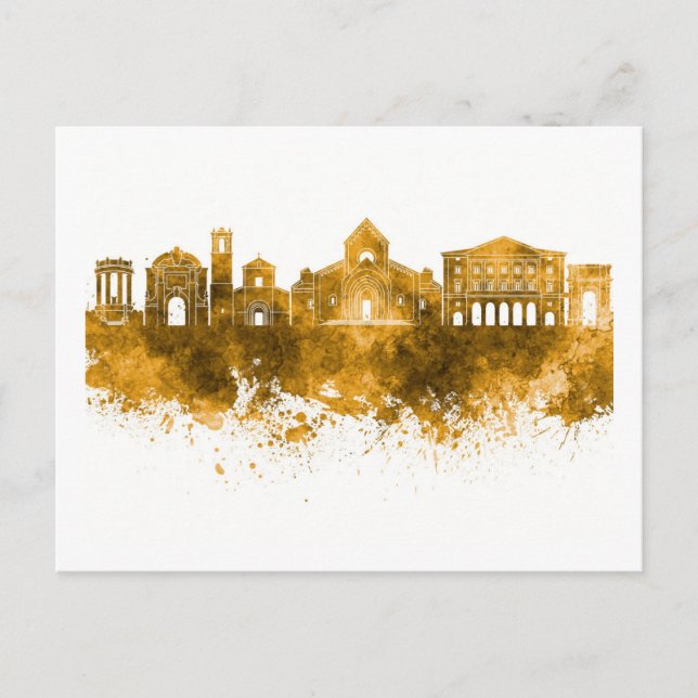 Cartão Postal Ancona skyline (Frente)