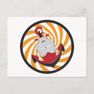 Cartão Postal âncora maquiórica