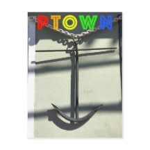 Âncora na rua comercial.