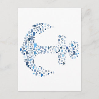 Cartão Postal âncora náutica