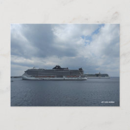 Cartão Postal Ancorado Duplo no Paraíso