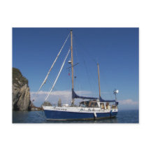 Ancorado No Sul Da Itália