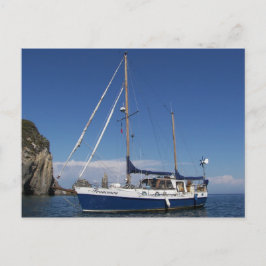 Cartão Postal Ancorado No Sul Da Itália