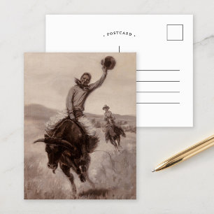 Cartão Postal Ancorando um Bull Elling William Gollings