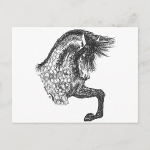 Cartão Postal Andalusian Prancing
